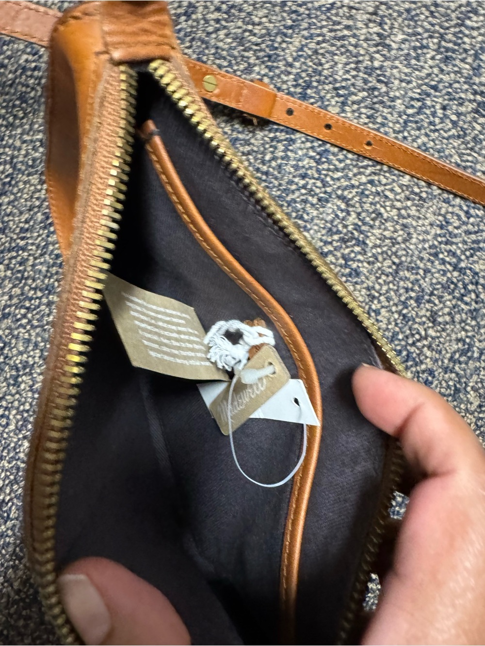 Madewell Chestnut Leather Crossbody Bag - Picture 7 of 11
